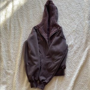 LuLu Lemon Reversible Fur Sweatshirt